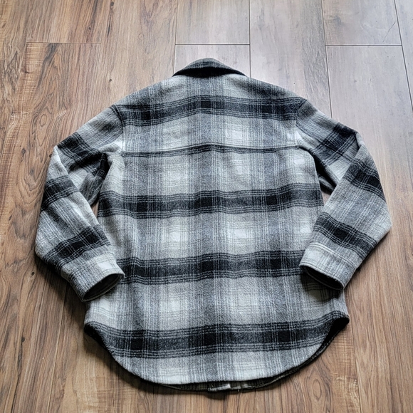 Witchery Women's 8 Medium Plaid Oversize Shacket Jacket Transitional Fall - Picture 6 of 6